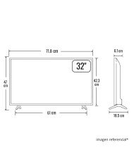 SMART TV ZITRO 32" ANDROID 14