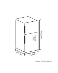 REFRIGERADORA HACEB 404L - NEGRA