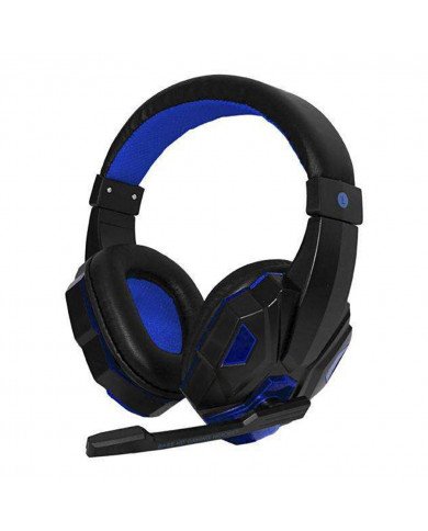 AUDIFONO SATE AE-327B LUZ AZUL 3.5MM