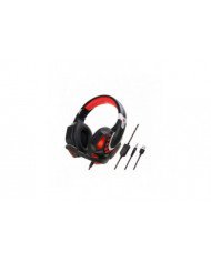 AUDÍFONOS  SOYTO G10 GAMING DIADEMA PC NEGRO/ROJO