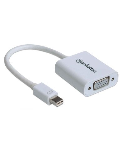 CONVERTIDOR MANHATTAN MINI DISPLAY PORT MACHO A VGA HEMBRA