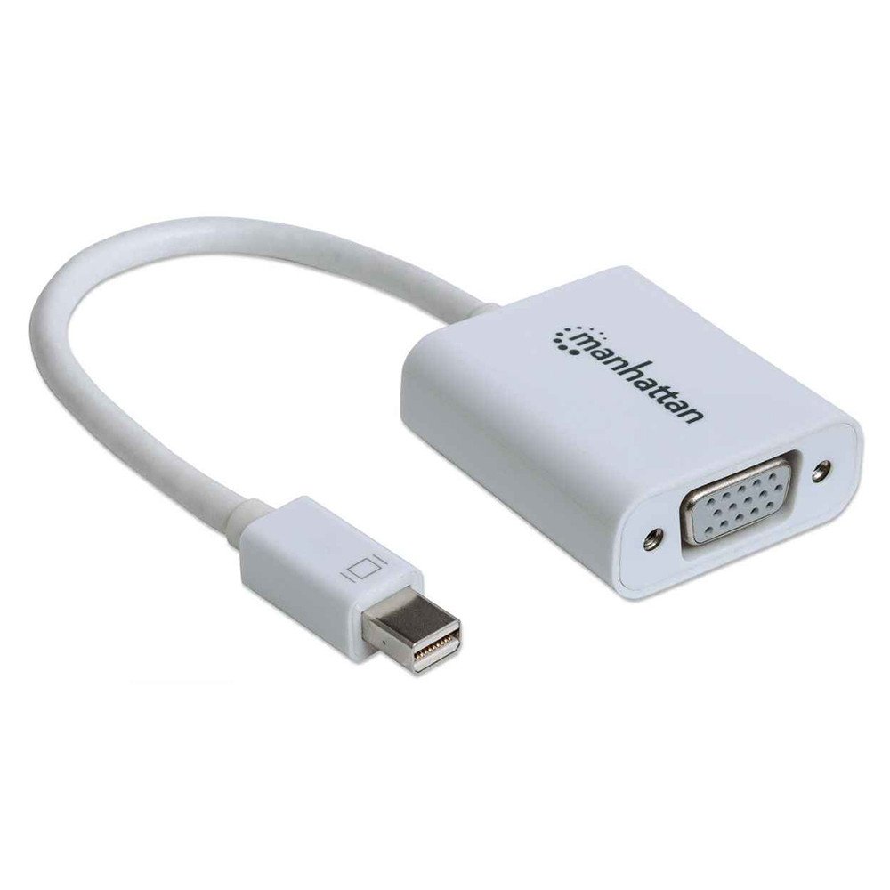 CONVERTIDOR MANHATTAN MINI DISPLAY PORT MACHO A VGA HEMBRA