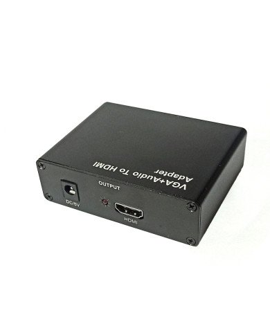 CONVERTIDOR DE VIDEO VGA A HDMI CON  R/L AUDIO
