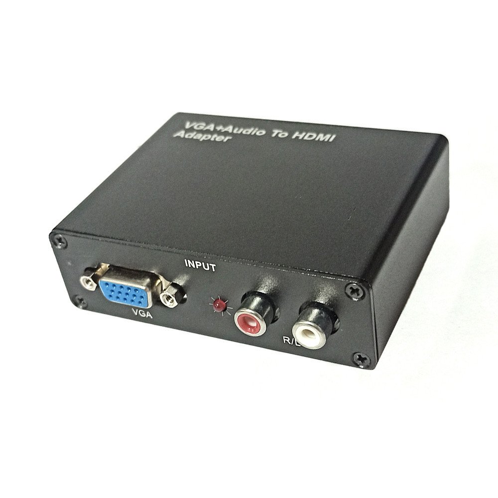 CONVERTIDOR DE VIDEO VGA A HDMI CON  R/L AUDIO