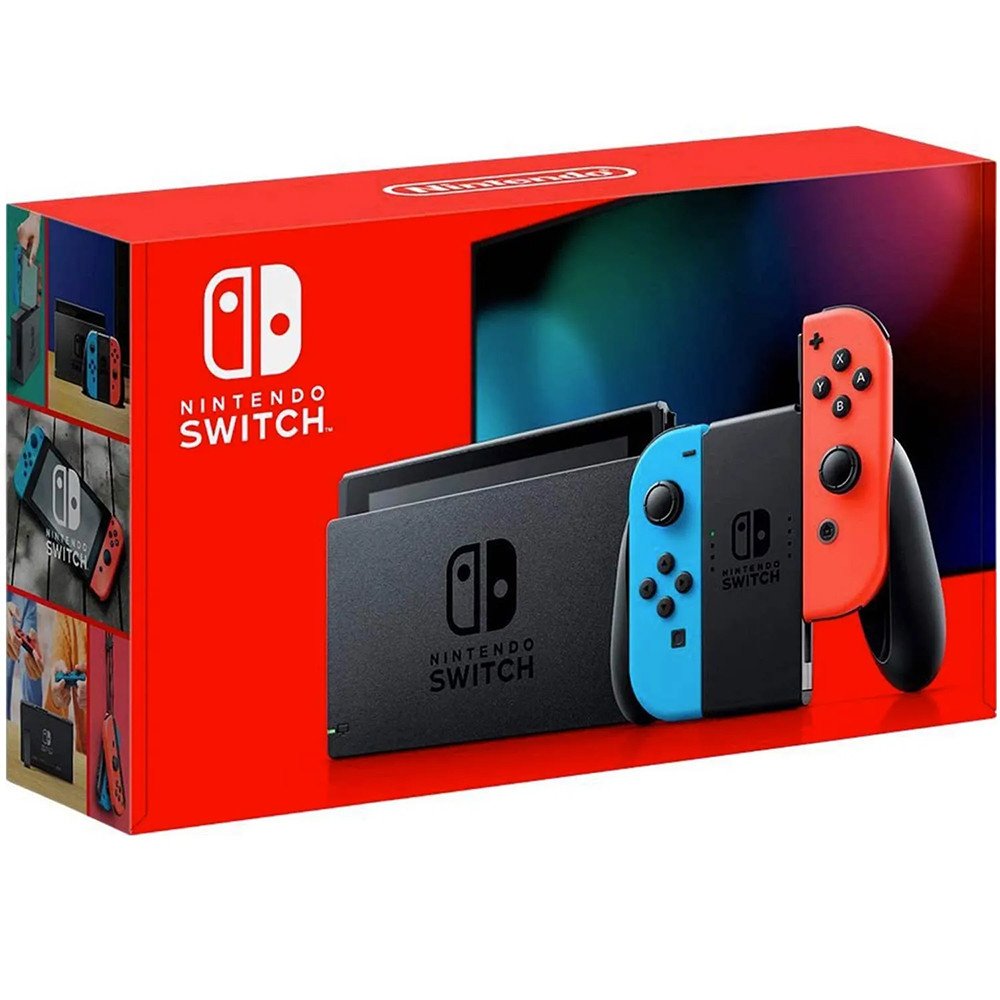 NINTENDO SWITCH JOY-CON NEON AZUL Y ROJO