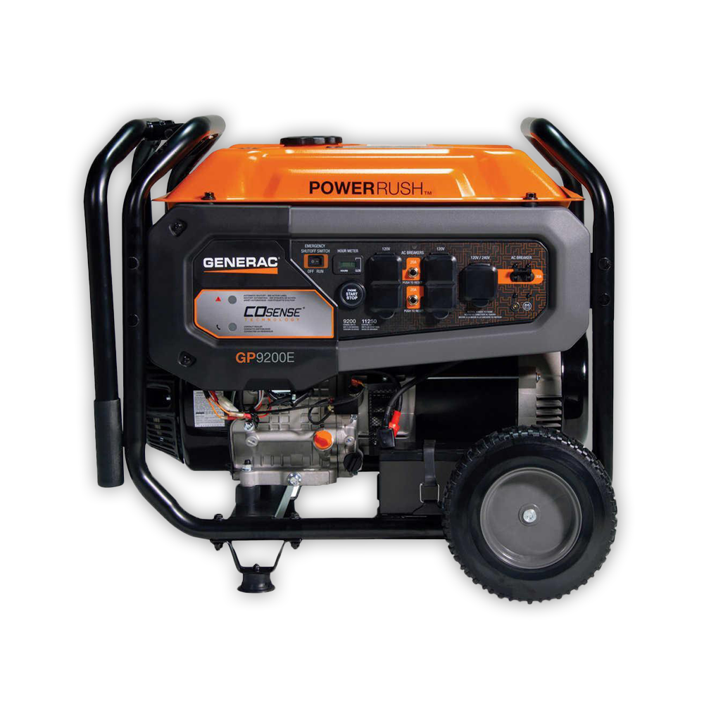 GENERADOR POWERRUSH GENERAC GP9200E 9200 W