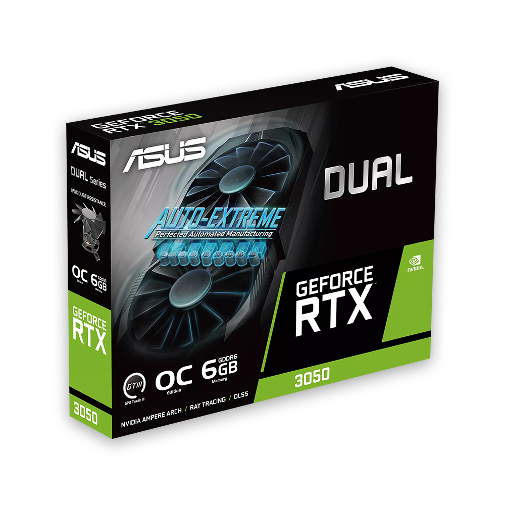 TARJETA DE VIDEO ASUS GEFORCE RTX 3050