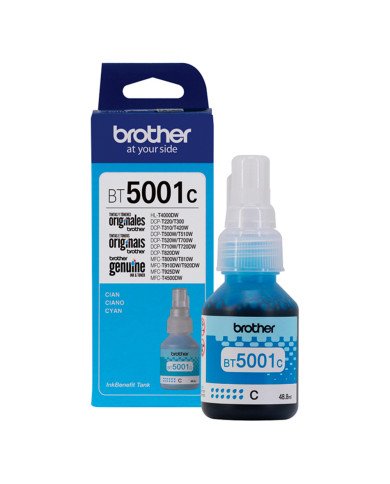 TINTA BROTHER BT5001C CYAN 48.8 ML.