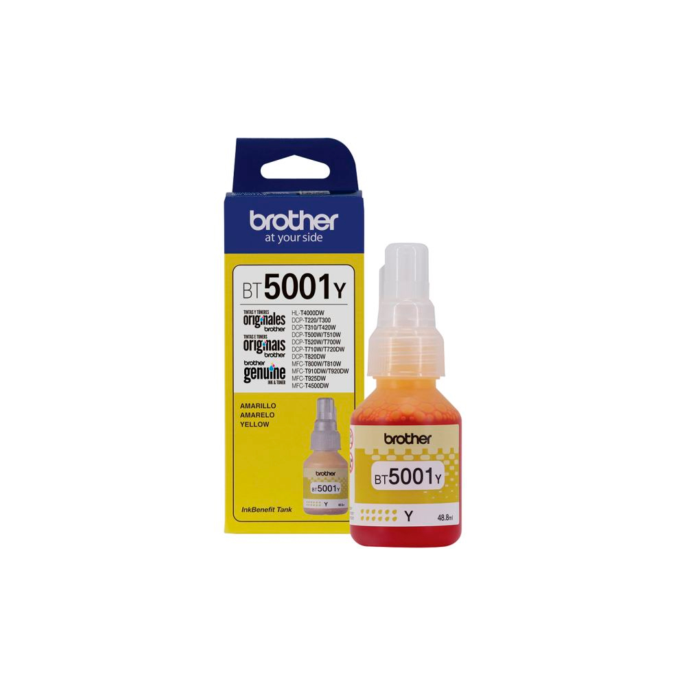 TINTA BROTHER BT5001Y YELLOW 48.8 ML