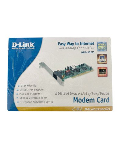 TARJETA FAX MODEM DLINK DFM-562IS PCI 56K TARJETA FAX MODEM DLINK DFM-562IS PCI 56K