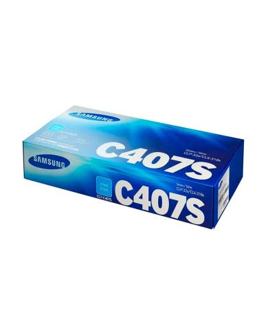 TONER SAMSUNG CLT-C407S CYAN PARA CLP 325 TONER SAMSUNG CLT-C407S CYAN PARA CLP 325