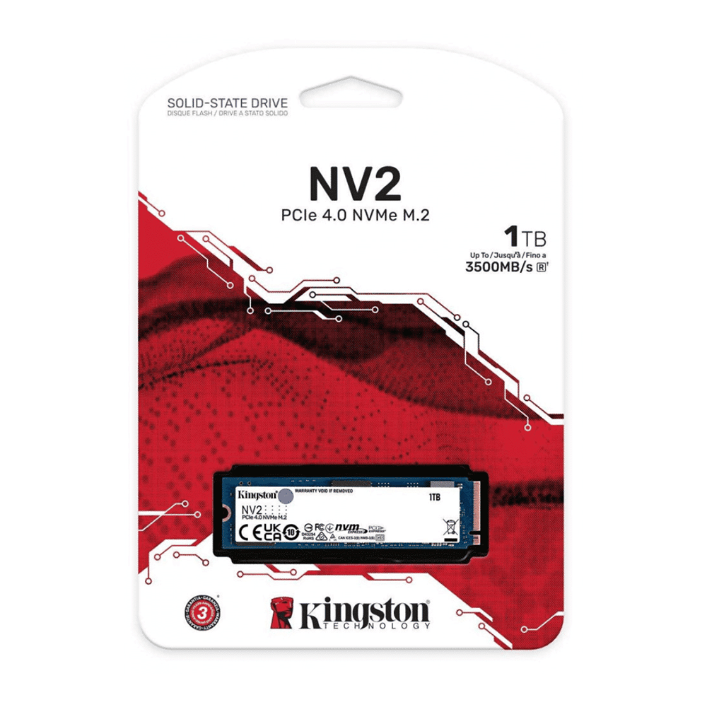 DISCO DURO SOLIDO 1TB KINGSTON NV2 NVMe M.2