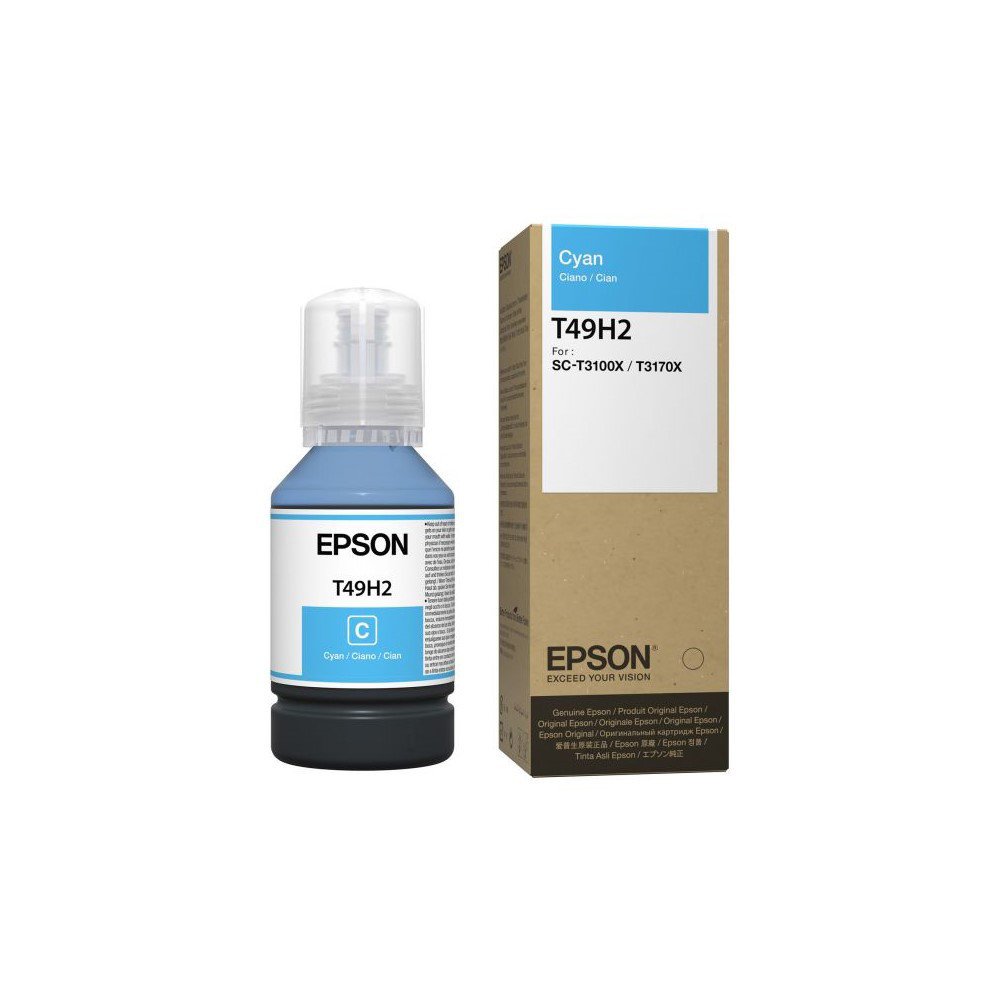 TINTA EPSON T49H2 CYAN 140 ML.