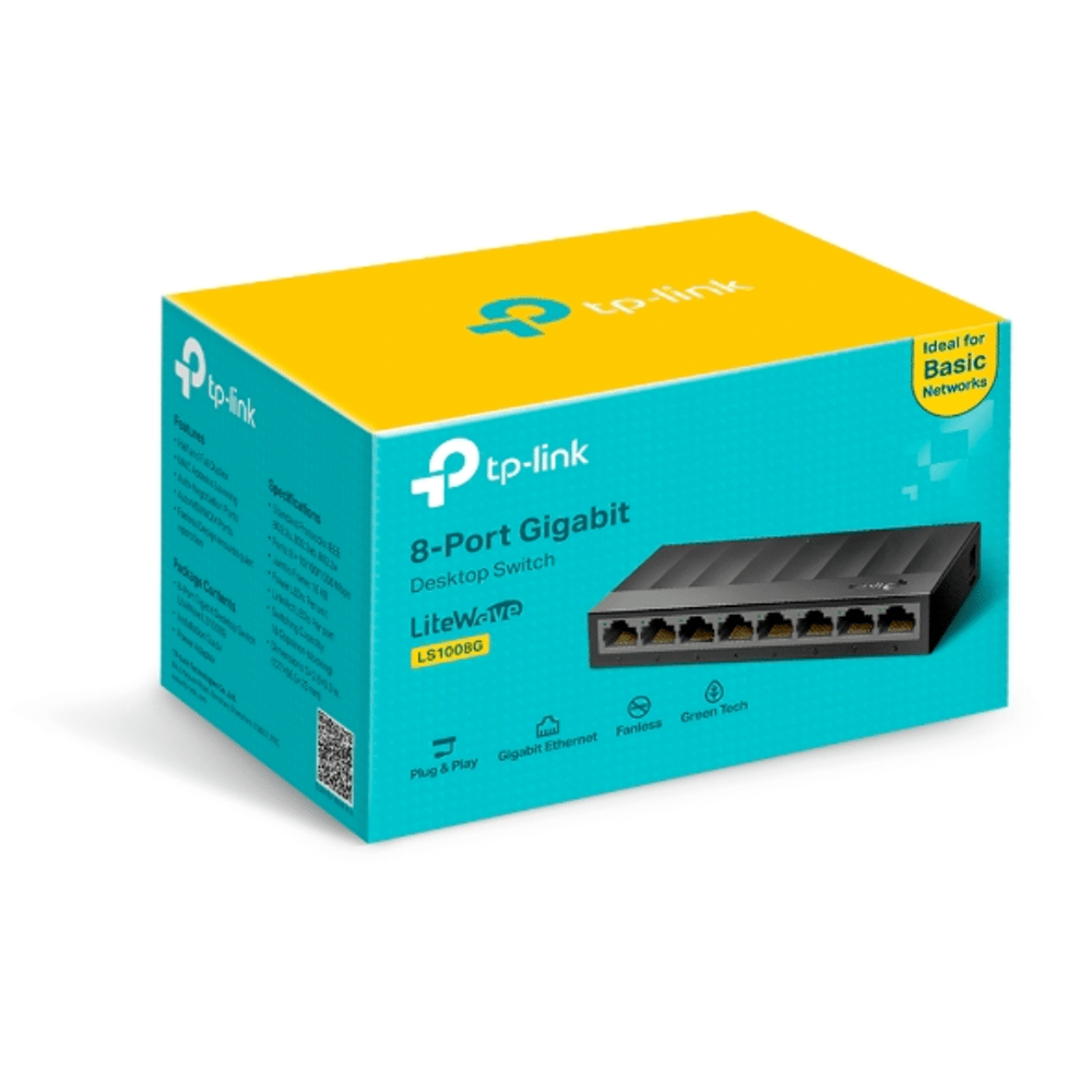 SWITCH TPLINK 8 PUERTOS LS1008G