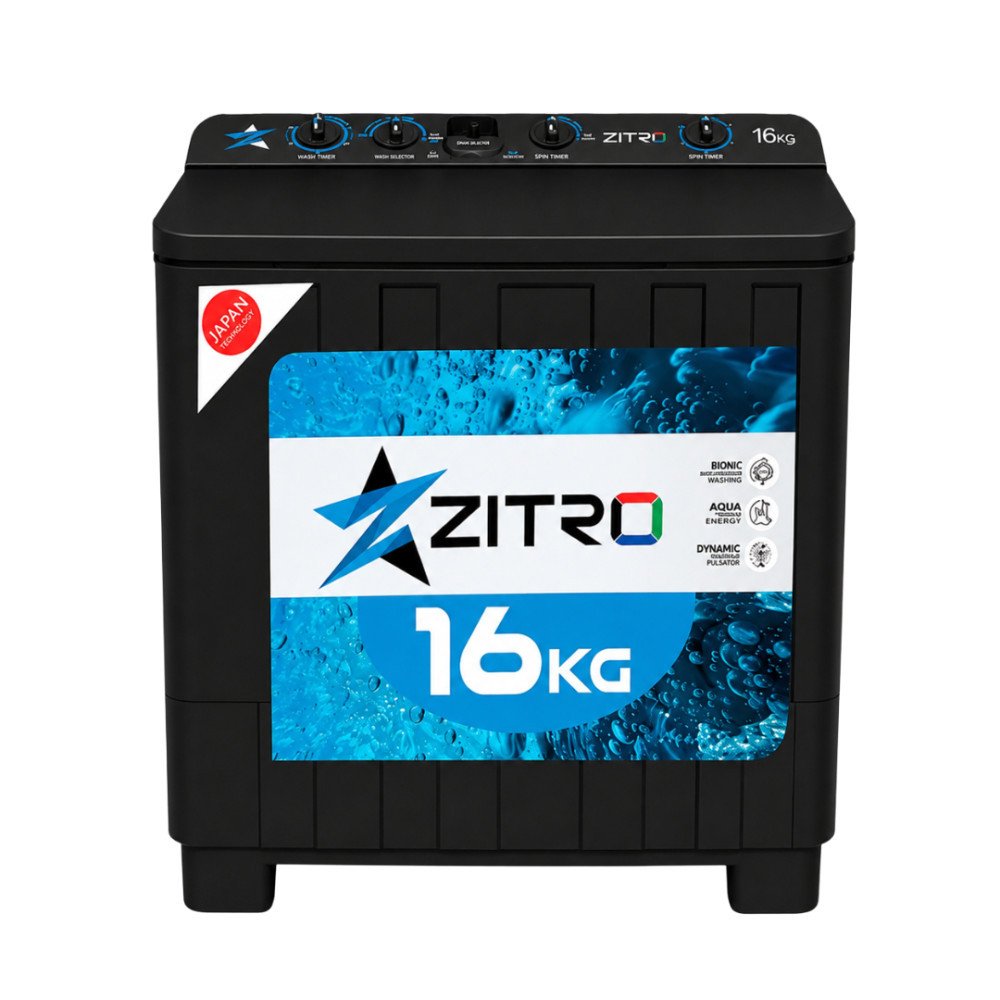 LAVADORA ZITRO DE 16KG SILVER
