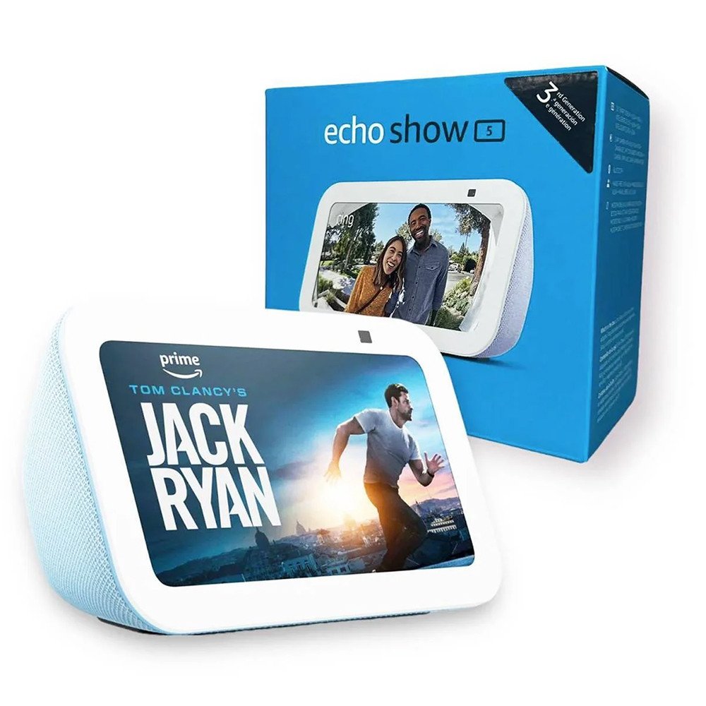 PARLANTE AMAZON ECHO SHOW 5 GEN.3 CELESTE
