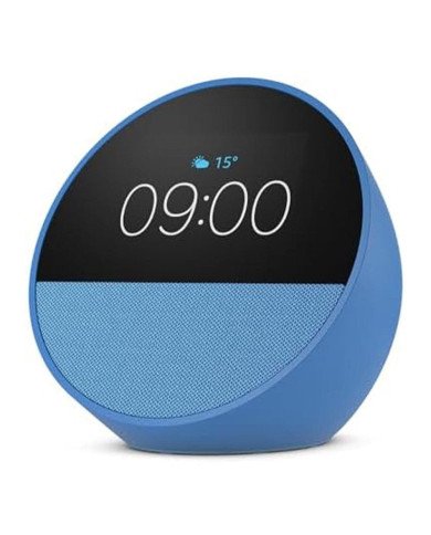 PARLANTE AMAZON ECHO SPOT RELOJ MOD:BV84J9 AZUL 840268974282