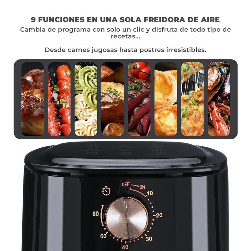 FREIDORA DE AIRE EVVO-688 4 LITROS