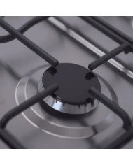 COCINA A GAS ECOLINE NOELIA INOX 4 QUEMADORES
