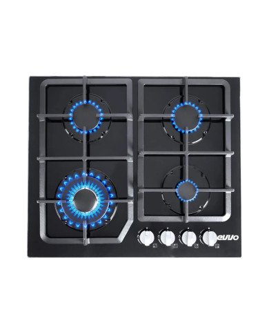 ENCIMERA EVVO VIDRIO TEMPLADO 4Q.GLASS BLACK GS4G23