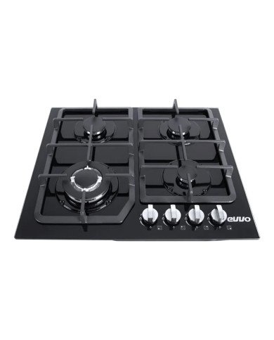 ENCIMERA EVVO VIDRIO TEMPLADO 4Q.GLASS BLACK GS4G23