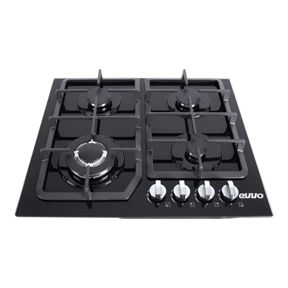 ENCIMERA EVVO VIDRIO TEMPLADO 4Q.GLASS BLACK GS4G23