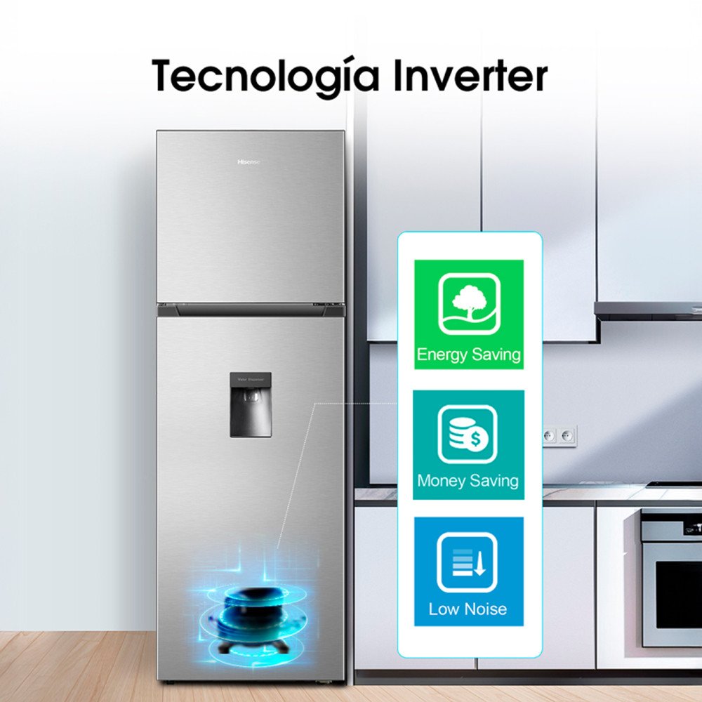 REFRIGERADORA HISENSE 250 LITROS INVERTER