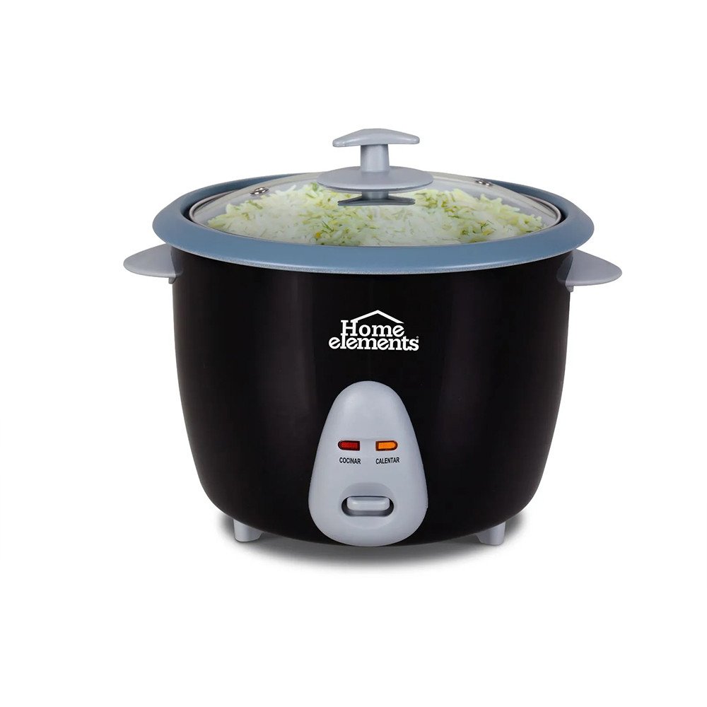OLLA ARROCERA HOME ELEMENTS  0.6 LITROS NEGRA HEAR04N