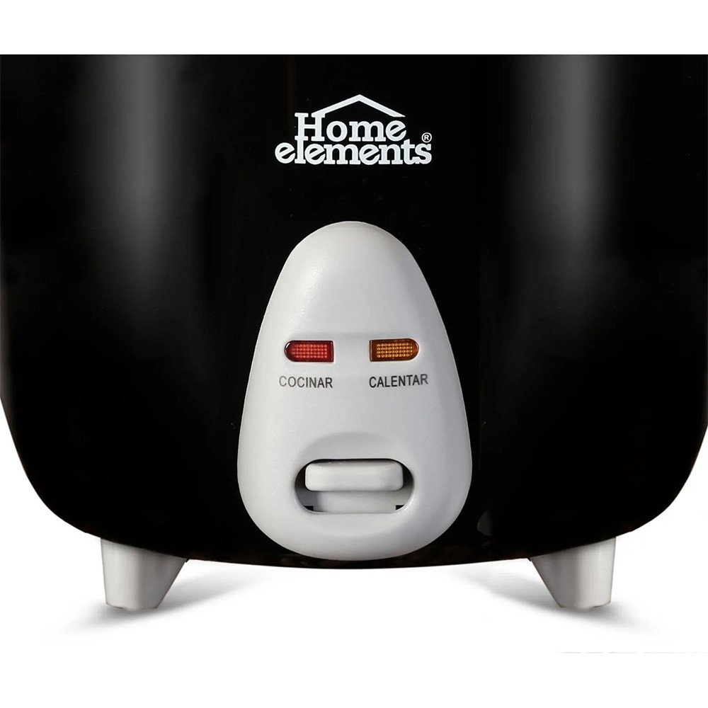 OLLA ARROCERA HOME ELEMENTS  0.6 LITROS NEGRA HEAR04N
