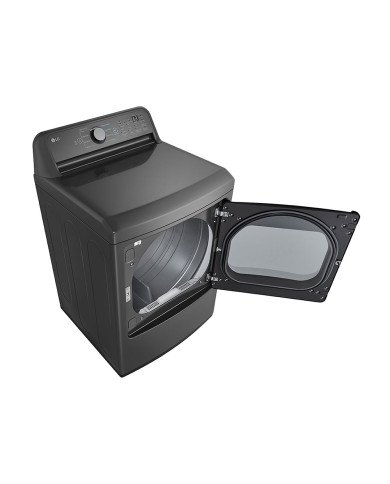 SECADORA LG A GAS 25KG NEGRA