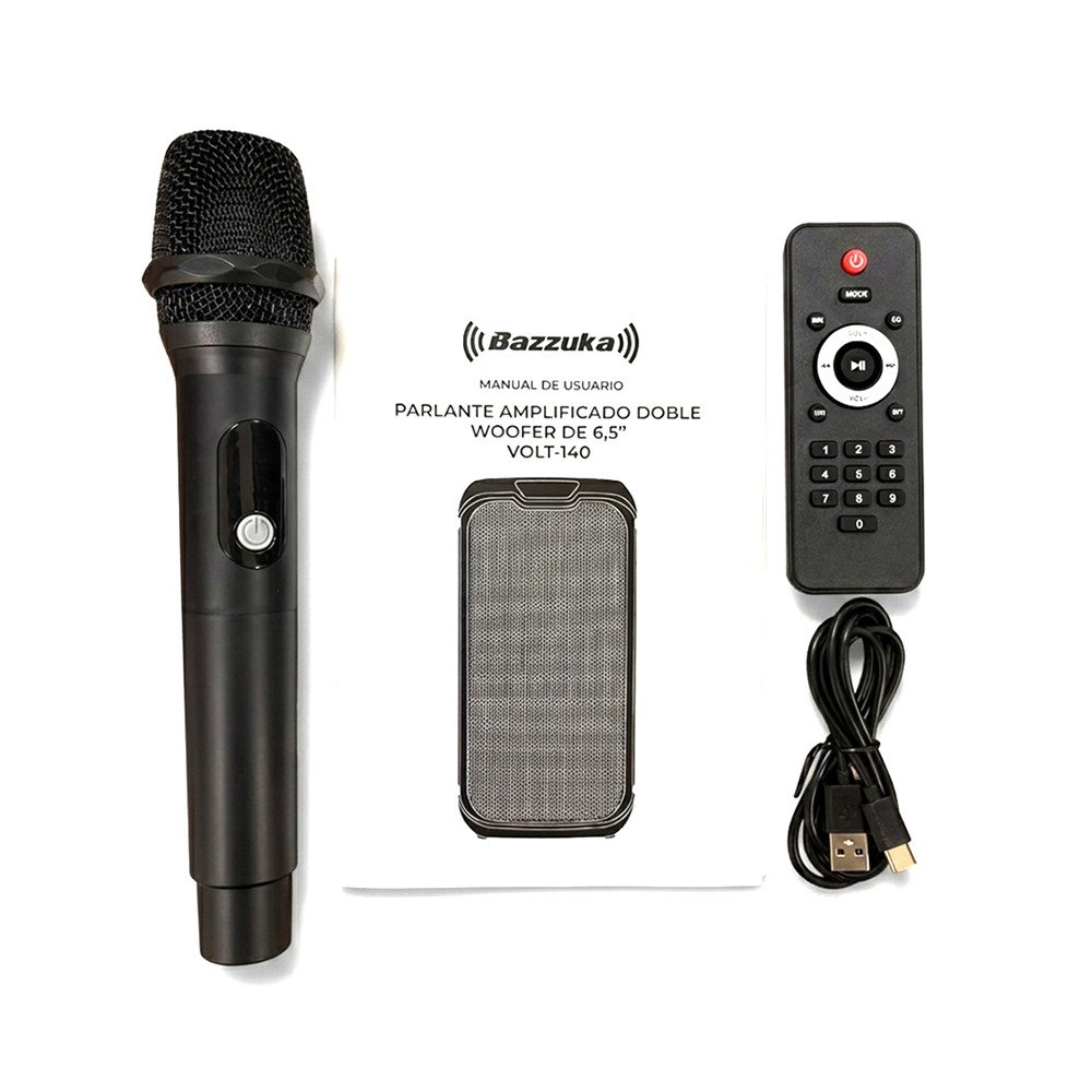 PARLANTE BAZZUKA VOLT 140 - NEGRO